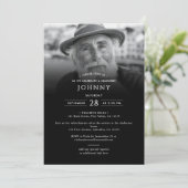 モダンエレガント2写真葬儀・供養 招待状 (スタンド正面)