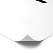 モダンエレガント カリグラフィー ウェディング オープンバー ドリンク ポスター (角)