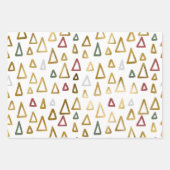 モダンエレガント |クリスマス・ホリデー・ドードレス ラッピングペーパーシート (正面)