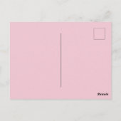 モダンエレガント スクリプト 30歳の誕生日招待状 ポストカード (裏面)