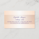 モダンエレガント,ストライプの,マカロン ロイヤリティカード (裏面)