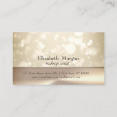 モダンエレガント《写真》ぼけ味ロイヤリティカード ロイヤリティカード (裏面)