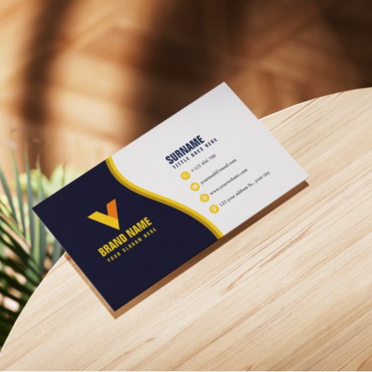 モダンエレガント 名刺