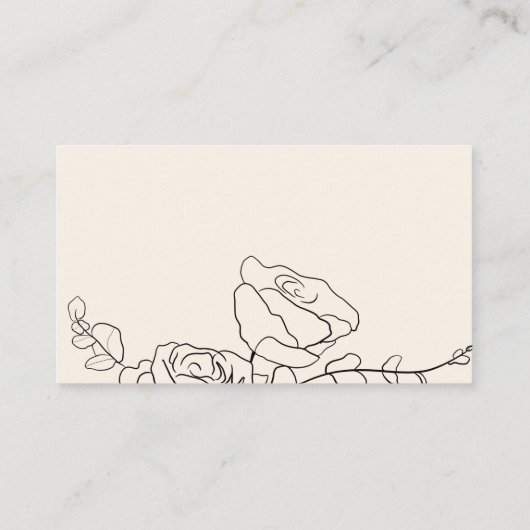 モダンエレガント 名刺 (裏面)