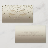 モダンエレガント,紙吹雪，キラキラフェイクイ 名刺 (正面/裏面)