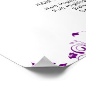 モダンエレガント 美容院 料金表 ポスター (角)