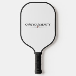 モダンエレガント「Own Your Beauty」シックピックルボール ピックルボールラケット