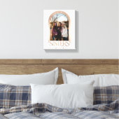 モダンエレガントArch Frame Sisters Photo Keepsake キャンバスプリント (インサイチュ (寝室))