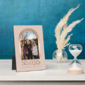 モダンエレガントArch Frame Sisters Photo Keepsake フォトプラーク (側面)