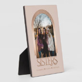 モダンエレガントArch Frame Sisters Photo Keepsake フォトプラーク (側面)