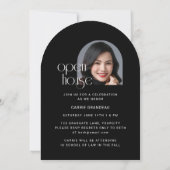 モダンエレガントArch Photo Graduation Party 招待状 (裏面)