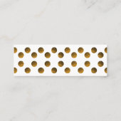 モダンエレガントArt Mini標準マットカード スキニー名刺 (裏面)