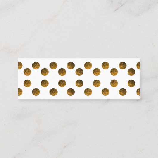 モダンエレガントArt Mini標準マットカード スキニー名刺 (裏面)