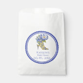 モダンエレガントChinoiserieフローラハイヒールイベント フェイバーバッグ (正面)