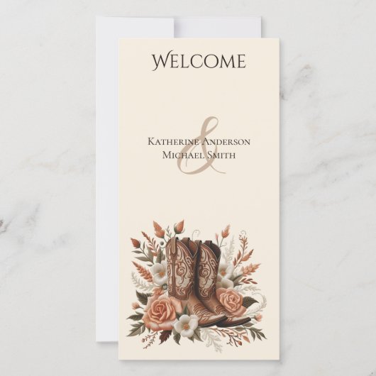 モダンエレガントCountry Western – 花 (正面)