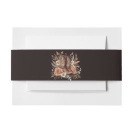 モダンエレガントCountry Western – 花 招待状ベリーバンド