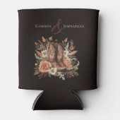 モダンエレガントCountry Western – 花 缶クーラー (正面)