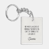 モダンエレガントEptetus Stoic Chic キーホルダー (正面左)