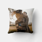 モダンエレガントI love You Photo Collage Gift クッション (裏面)