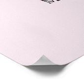 モダンエレガントLavenderの結婚歓迎 ポスター (角)