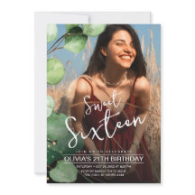 モダンエレガントPhoto素朴 Sweet 16誕生日