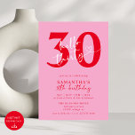 モダンエレガントPink Red Hello 30th Birthdayパーティー 招待状<br><div class="desc">私祝たちモダンのピンクと赤の30thバースデーパーティの招待状を使ったスタイルでは、あなたのマイルストーンをエレガントあなたの誕生日！ピンクと赤鮮やかの色合いを融合したシックで洗練されたデザインは、30回転の興奮を完璧に捉える。タイポグラフィお洒落とアクテモダンントを使用して、この招待はおもしろいはまだお祝いのトーンを設定エレガントする。自分の個性を反映した思い出に残る招待状を作成するために、あなたのパーティー詳細でそれをパーソナライズ。時間を超えたエレガンスと色を混ぜ合わせはっきりしたたい人に理想的な、この招待は必ず離れあなたのゲストに永続的な印象を与える！</div>