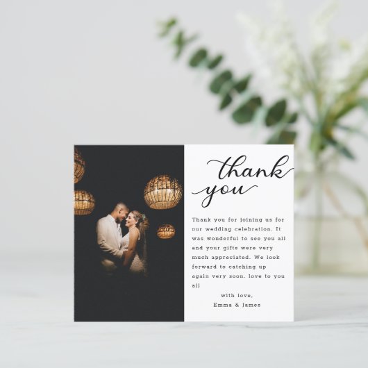 モダンエレガントScript結婚の写真 (スタンド正面)