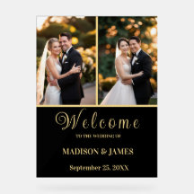 モダンエレガントScript 2写真結婚の歓迎