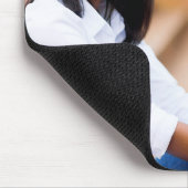 モダンエレガントScript Graduation Class of Photo マウスパッド (コーナー)