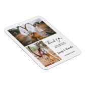 モダンエレガントThank You結婚's マグネット (右側)