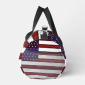 モダンエンボスアメリカ国旗ジッポライター ダッフルバッグ (右)