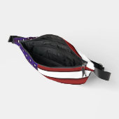 モダンエンボス米国国旗 ファニーパック (見開き)