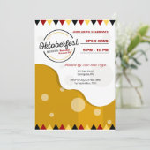 モダンオクトーバーフェスト招待状 招待状 (スタンド正面)