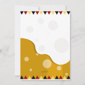 モダンオクトーバーフェスト招待状 招待状 (裏面)