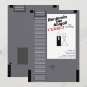 モダンオタク マニア ゲーマー ヴィンテージ レトロ インベテーション 招待状 (正面/裏面)