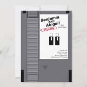 モダンオタク マニア ゲーマー ヴィンテージ レトロ インベテーション 招待状 (正面)