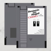 モダンオタク マニア ゲーマー ヴィンテージ レトロ インベテーション 招待状 (正面/裏面)