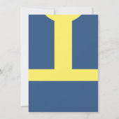 モダンオタク マニア ゲーマー 青金 宝庫 招待状 (裏面)