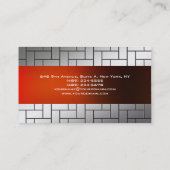 モダンオリジナルグレーレッドユニークトレンディークリエイティブ 名刺 (裏面)