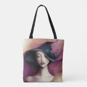 モダンオリジナルユニークトレンディークールファンタジー女性 トートバッグ (裏面)