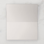 モダンオリーブグ結婚リーン プレイスカード (内部開封)