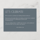 モダンオーガニックフローラ分結婚除器 エンクロージャーカード (正面)