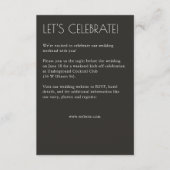 モダンオーガニックフローラ分結婚除器 エンクロージャーカード (正面)