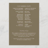 モダンオーガニックフローラ分結婚除器 プログラム (裏面)