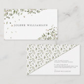モダンオーガニックミニマルGreenery Business Card 名刺 (正面/裏面)