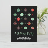 モダンオーナメント60のクリスマスパーティー 招待状 (スタンド正面)