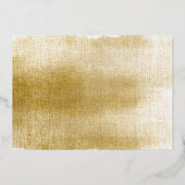 モダンオーバル 喜びに満ちた世界 フォト ゴールド テクスチャード 箔シーズンカード (裏面)