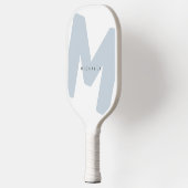 モダンオーバーサモノグラムのイズのイニシャルと名前 ピックルボールラケット (左)