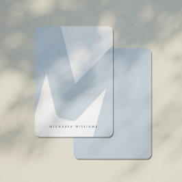 モダンオーバーサモノグラムのイズイニシャルおよび名前ノートC ノートカード