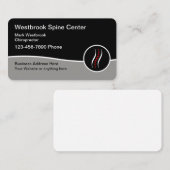 モダンカイロプラクターサービスビジネスプロファイルカード 名刺 (正面/裏面)